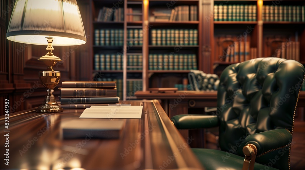 Obraz premium Elegant Traditional Office.