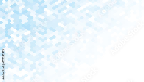 Abstract geometry hexagon blue texture background pattern. vector illustration.