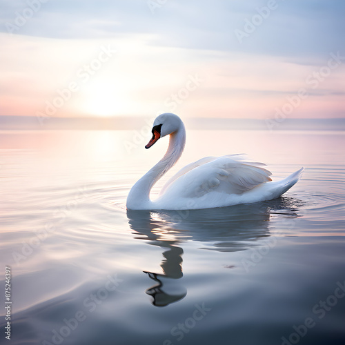 swan on the lake