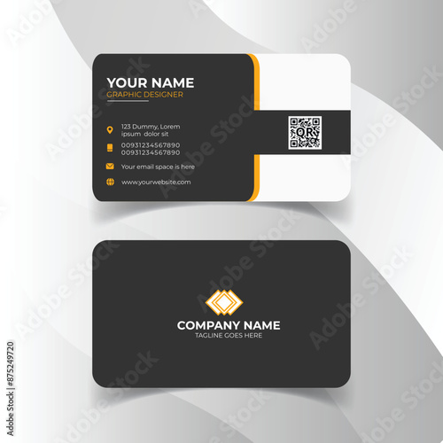 Professional business card design template
