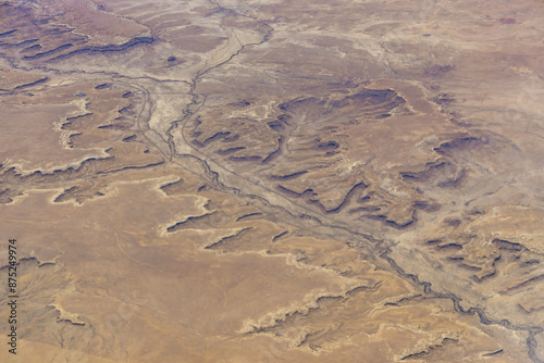 Φωτογραφία An aerial view of New Mexico desert land