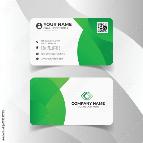 Professional business card design template