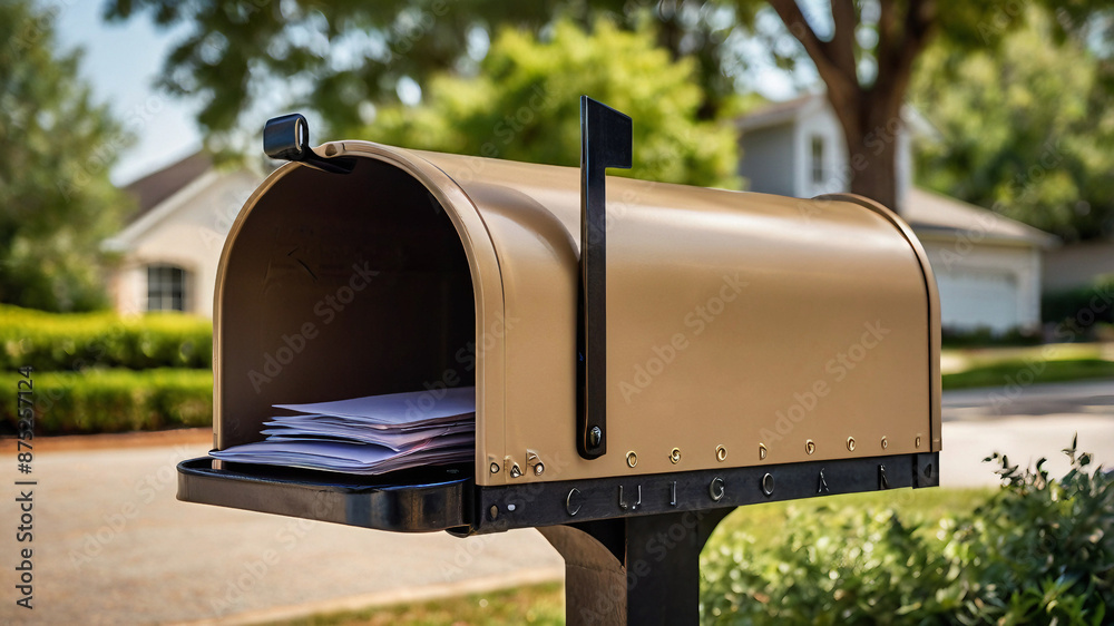 mailbox in the park for the latest news, trends, update, letters, important papers mailbox in the park for the latest news, trends, update, letters, important papers