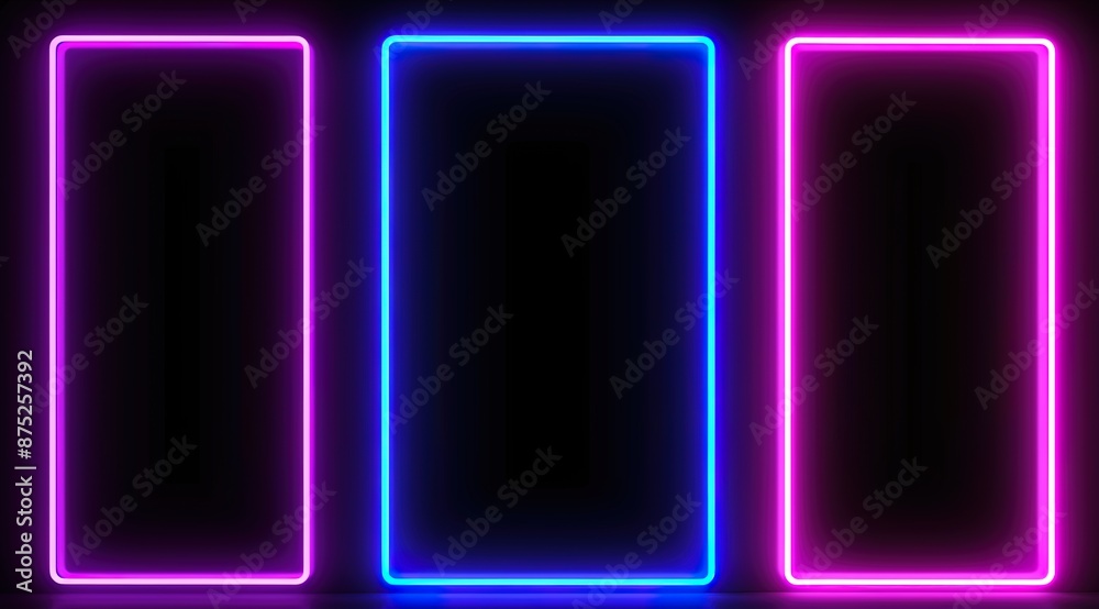 Fototapeta premium glowing lights