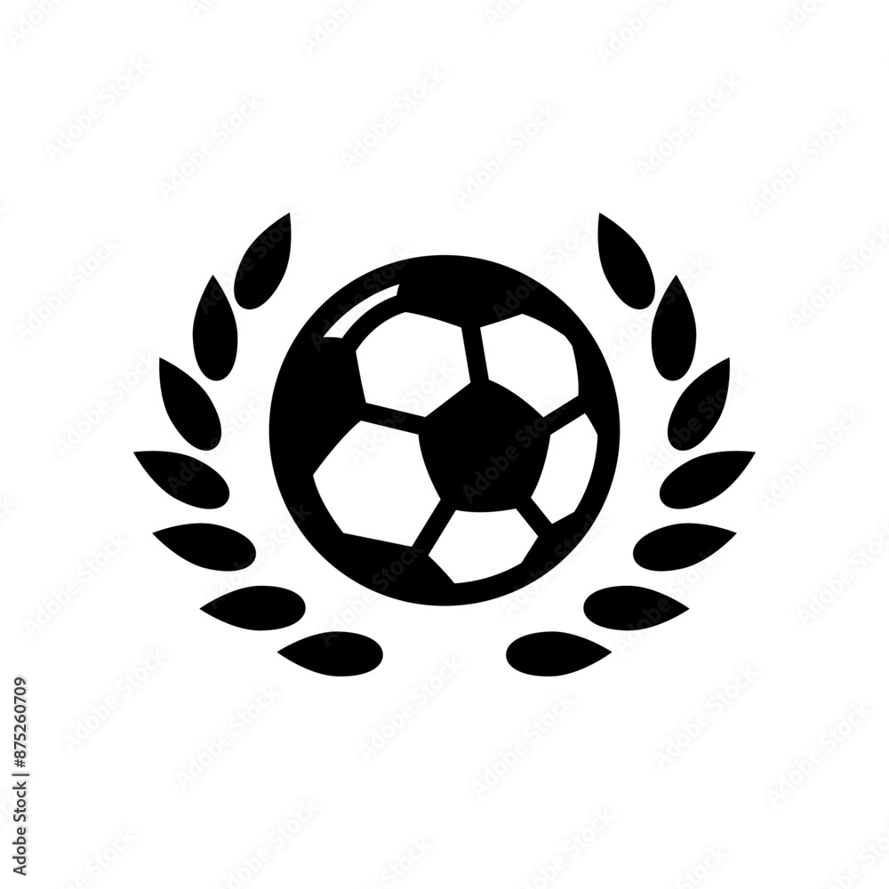 Obraz premium Soccer icon Template