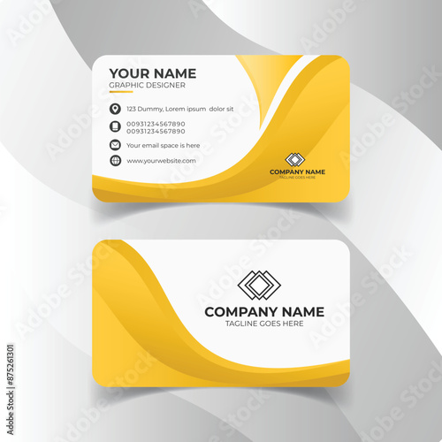 Professional business card design template