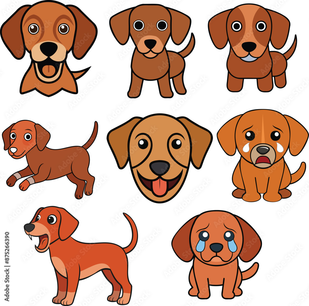 Wirehaired Vizsla design animal vector design Wirehaired Vizsla design animal vector design