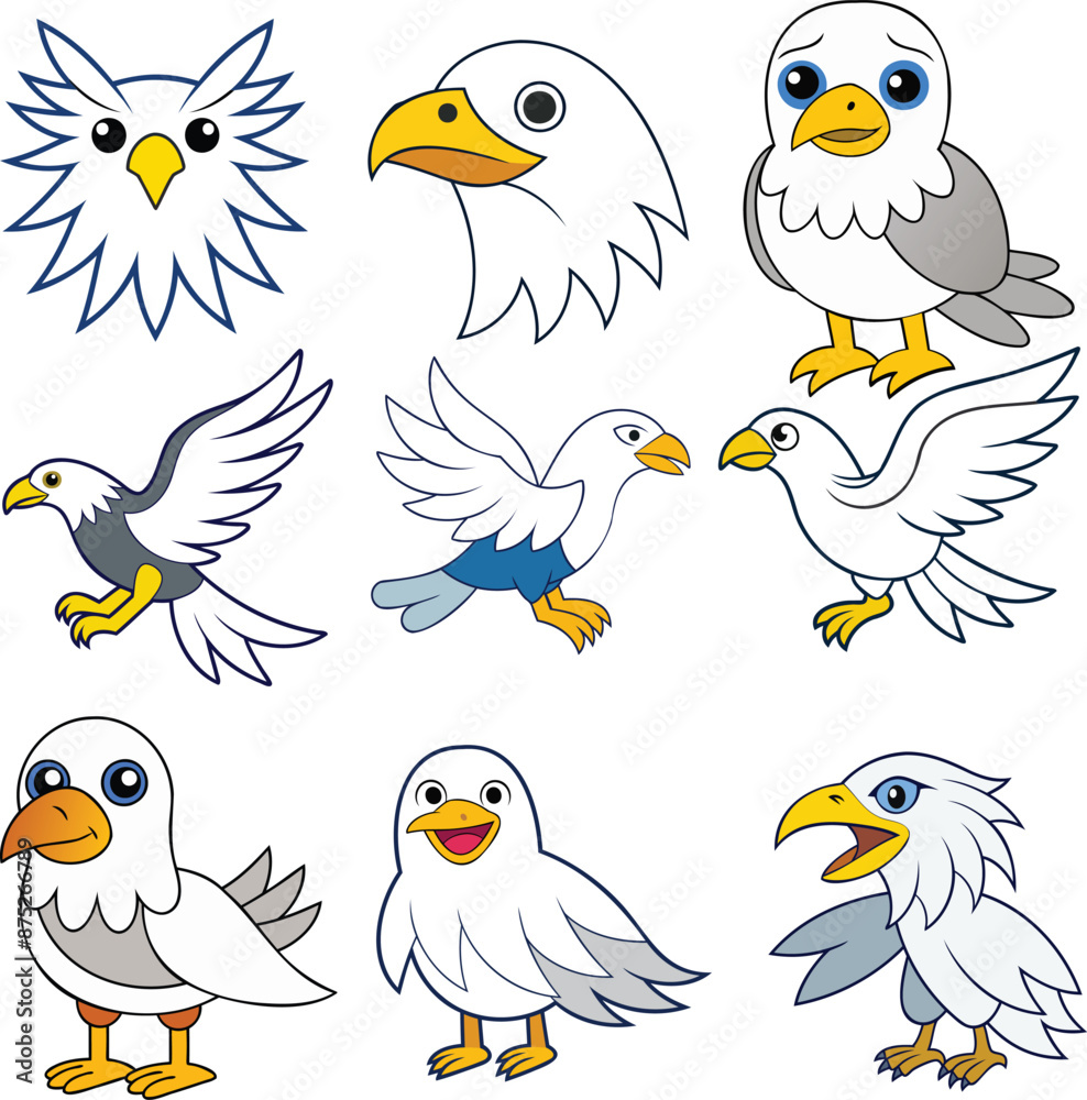 White Tailed Eagle design animal vector design