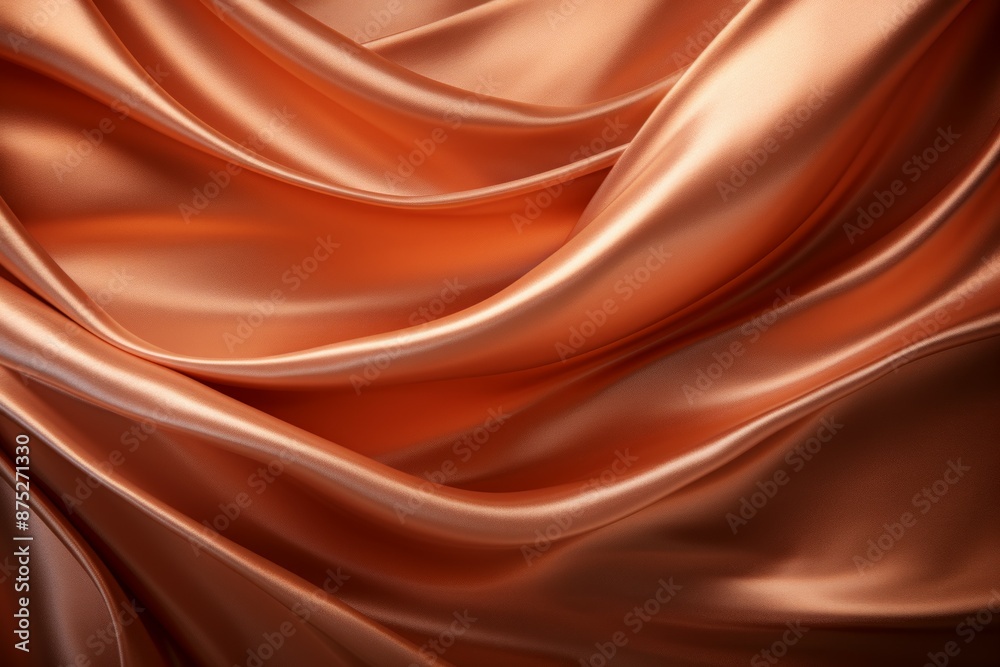 Fototapeta premium Copper Material Structure Background - Generative AI