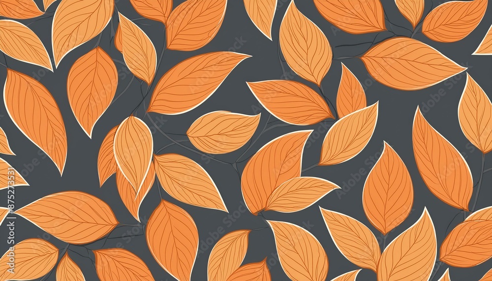 Pattern with leaves. Bright colorful background Pattern with leaves. Bright colorful background