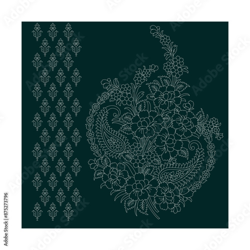bedsheet design digital art use hand work and digital printing