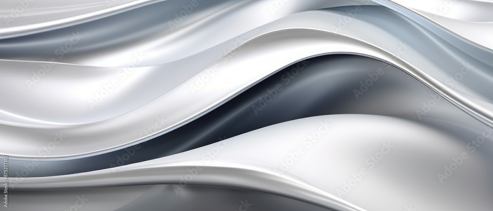 Aluminum Material Structure Background - Generative AI