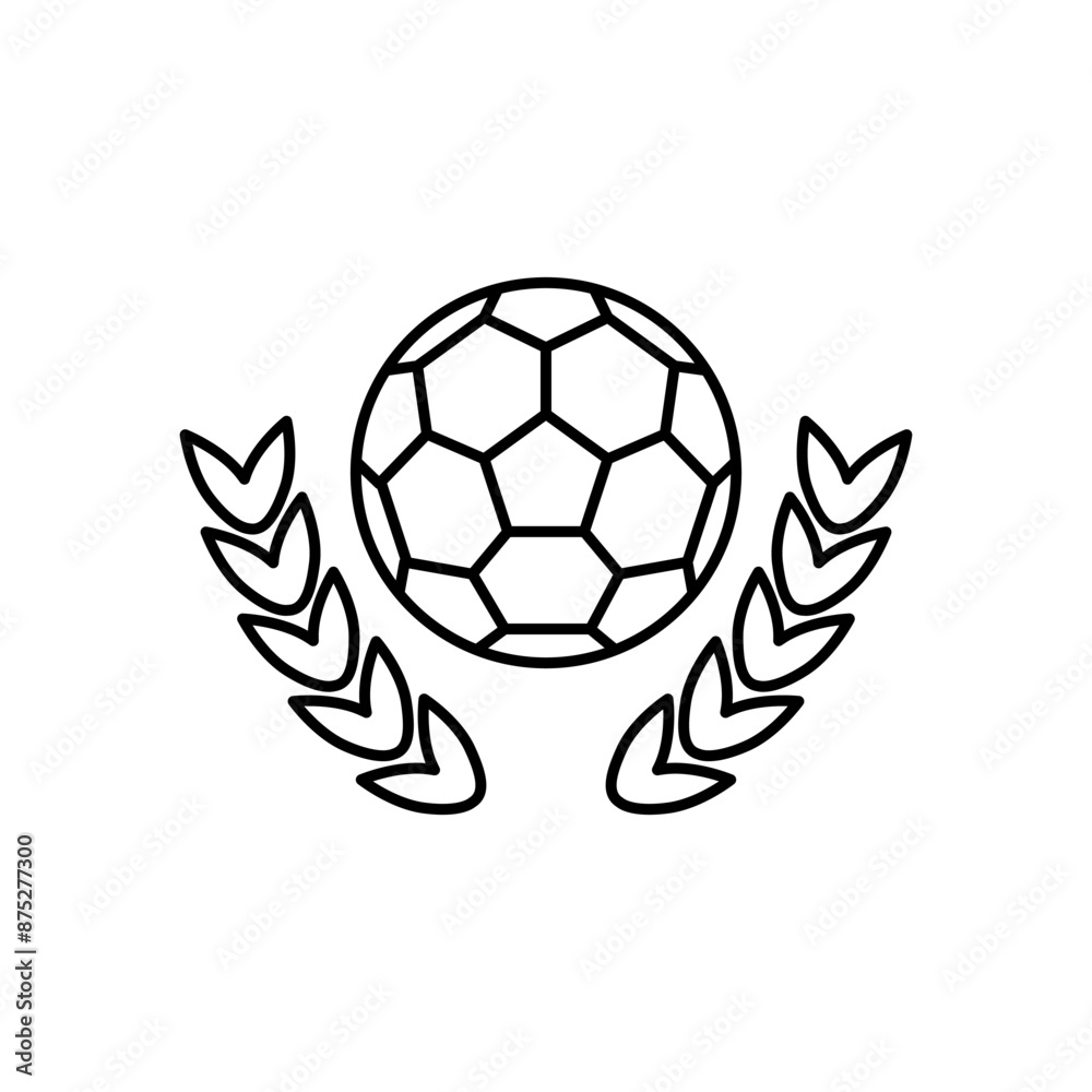 Obraz premium Soccer icon Template