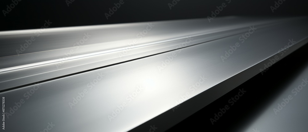Aluminum Material Structure Background - Generative AI Aluminum Material Structure Background - Generative AI