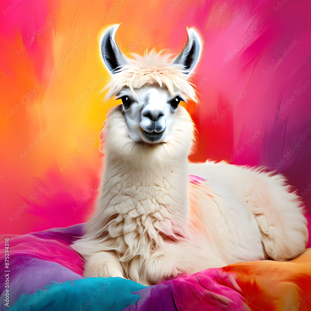Obraz premium llama