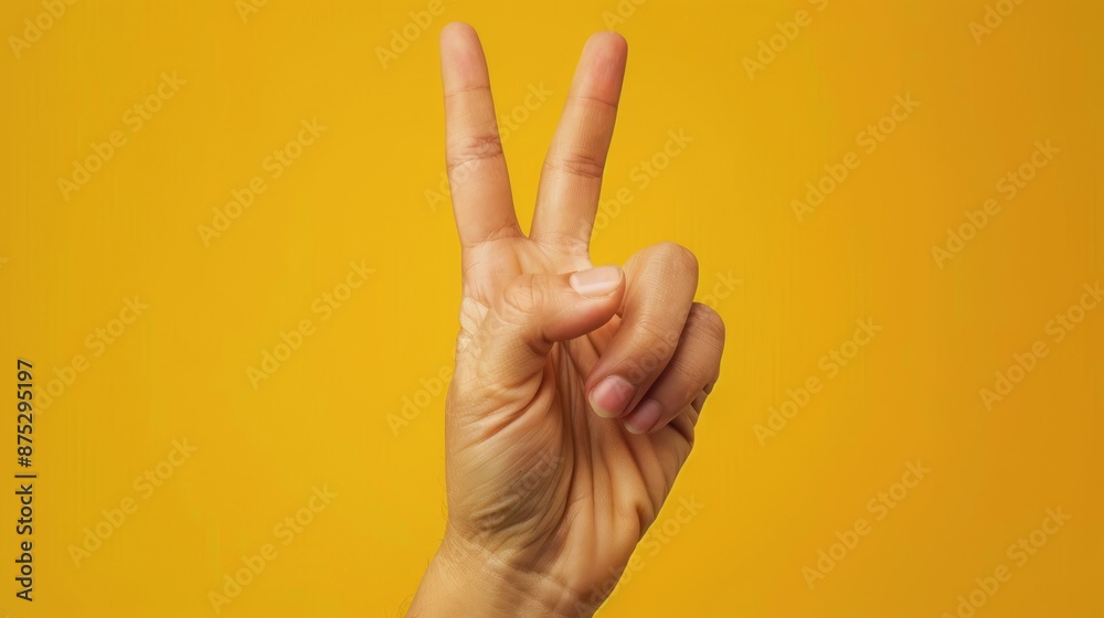 Naklejka premium International Day of the Deaf. International Sign Language Day. sign language