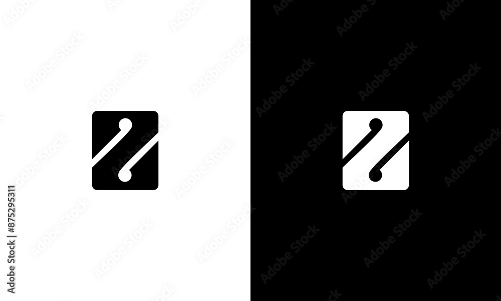 letter z rectangle logo design letter z rectangle logo design