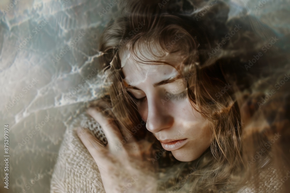 Mental Health, emotional well-being, DSLR camera, prime lens, daytime, emotional exploration, digital manipulation, expressive, soft natural lighting Mental Health, emotional well-being, DSLR camera, prime lens, daytime, emotional exploration, digital manipulation, expressive, soft natural lighting