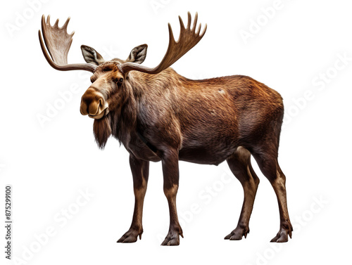 Wallpaper Mural moose isolated on transparent background Torontodigital.ca