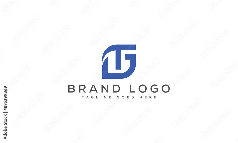 letter TG logo design vector template design for brand. letter TG logo design vector template design for brand.