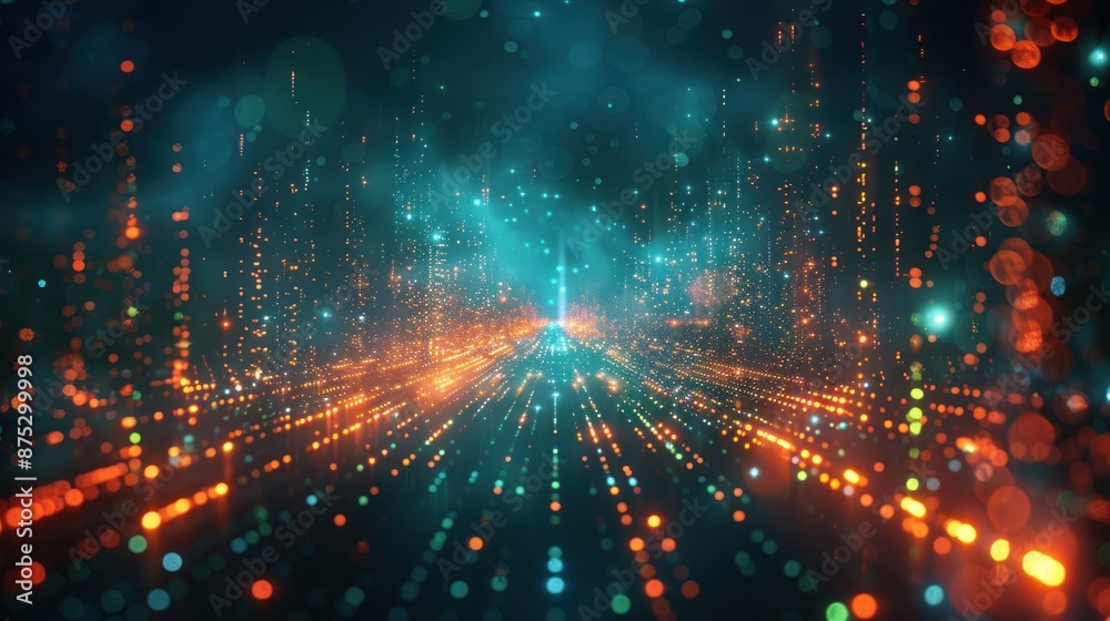 Abstract Cityscape of Lights Abstract Cityscape of Lights