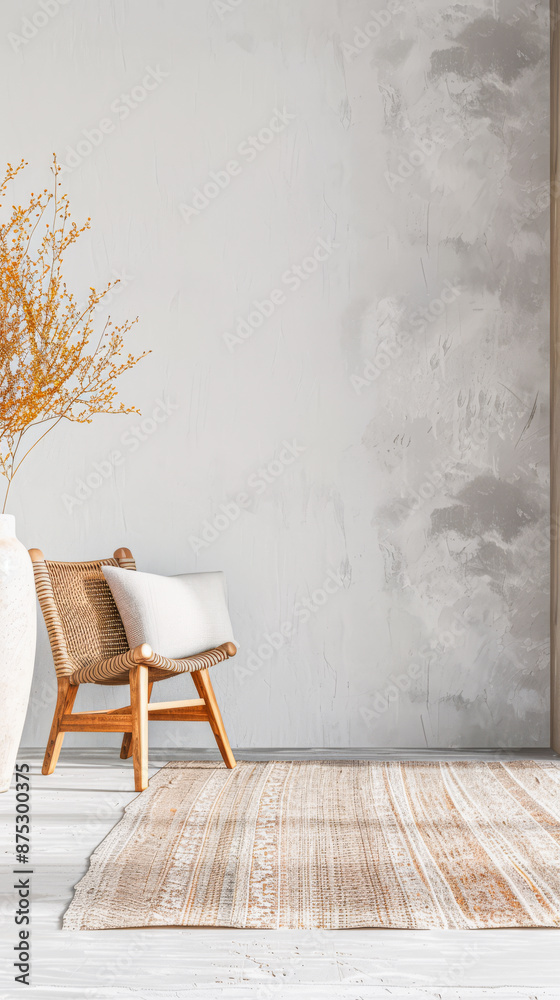 Property room interiors with a mix of plain and beige colors in a Japanese conceptual composition. Oriental Real Estate luxury image. Property room interiors with a mix of plain and beige colors in a Japanese conceptual composition. Oriental Real Estate luxury image.
