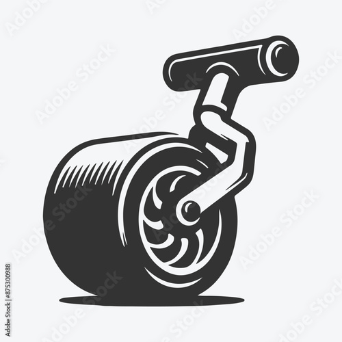 Majestic Roller Silhouette, Capturing the Grace of Nature's Acrobat