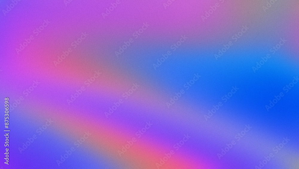 Purple blue gradient blurred colorful with grain noise effect background. Purple beam banner, poster for anniversary, party, vintage retro grunge textured style socia trendy vintage brochure banner Purple blue gradient blurred colorful with grain noise effect background. Purple beam banner, poster for anniversary, party, vintage retro grunge textured style socia trendy vintage brochure banner