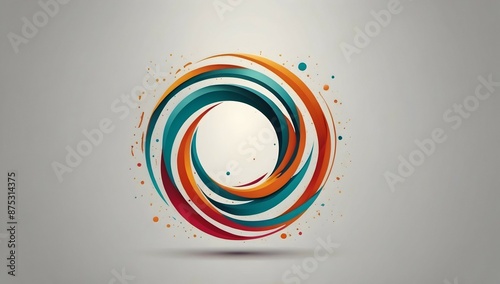 vector logo two letters 