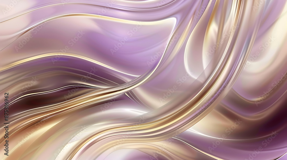 Elegant Mauve Fluid Waves Elegant Mauve Fluid Waves