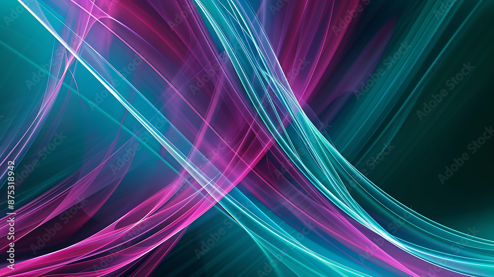 Vibrant Pink and Turquoise Swirls Vibrant Pink and Turquoise Swirls