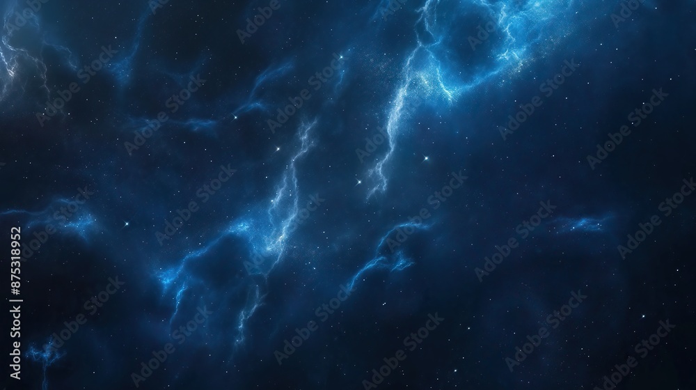 abstract blue universe nebula clouds in space, with starry night cosmos galactic sky. wallpaper background abstract blue universe nebula clouds in space, with starry night cosmos galactic sky. wallpaper background