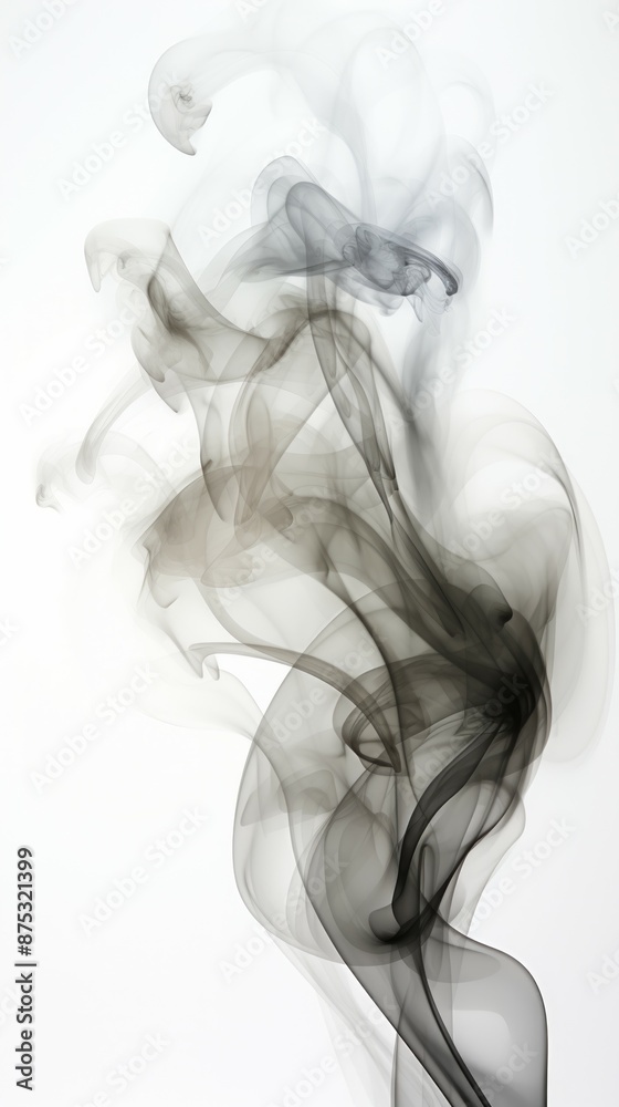Abstract Smoke Material Structure Background - Generative AI Abstract Smoke Material Structure Background - Generative AI