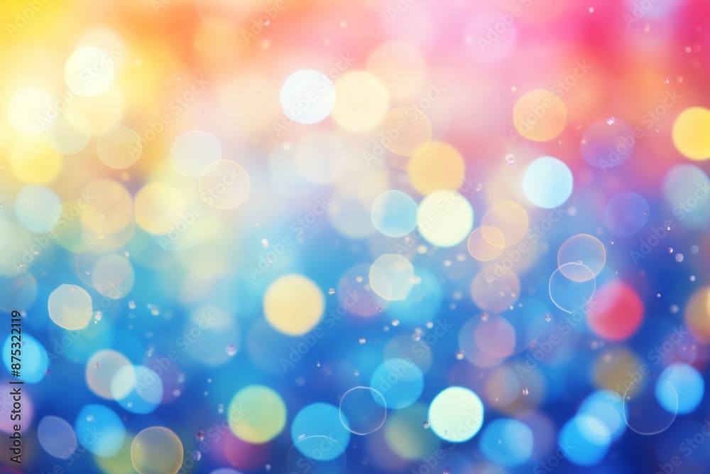 Fototapeta premium Rainbow Material Structure Background - Generative AI