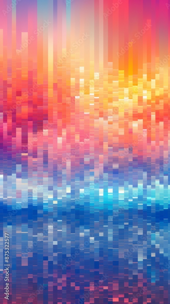 Rainbow Material Structure Background - Generative AI Rainbow Material Structure Background - Generative AI