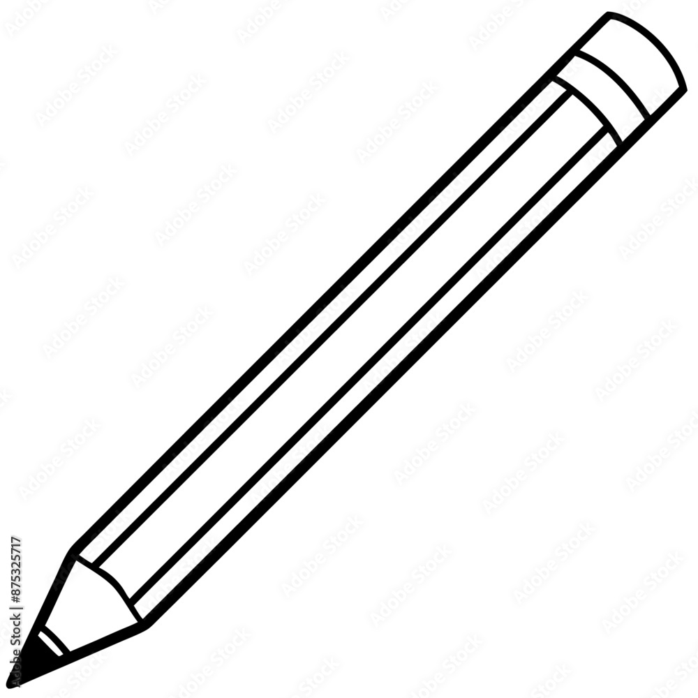 pencil outline coloring book page line art illustration digital drawing pencil outline coloring book page line art illustration digital drawing