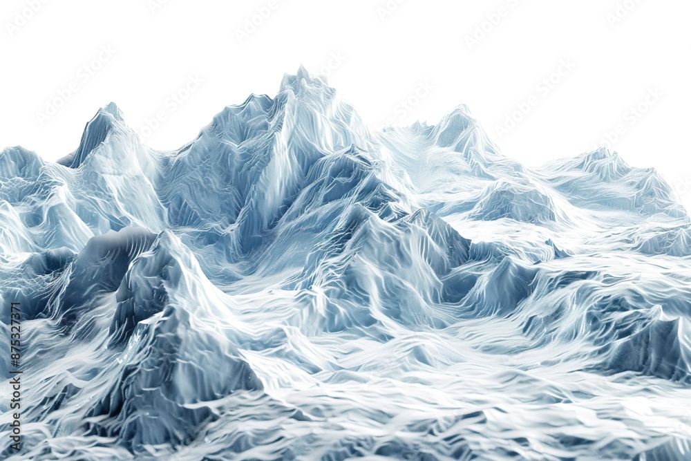 Colossal Glacier in Remote Region Colossal Glacier in Remote Region