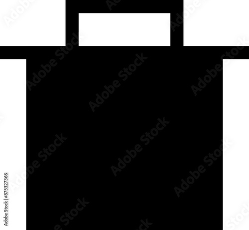 Icon about trash bin
