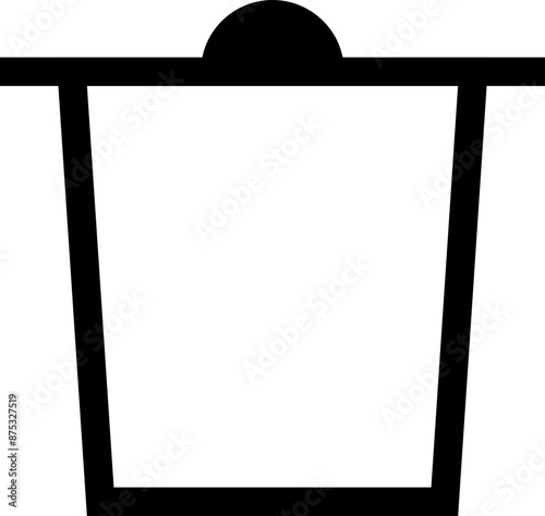 Icon about trash bin
