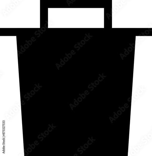 Icon about trash bin
