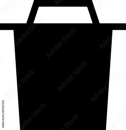 Icon about trash bin
