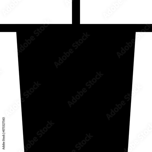 Icon about trash bin
