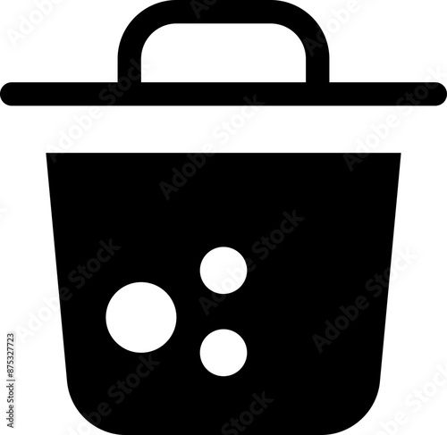 Icon about trash bin
