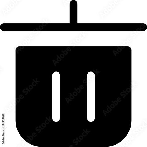 Icon about trash bin
