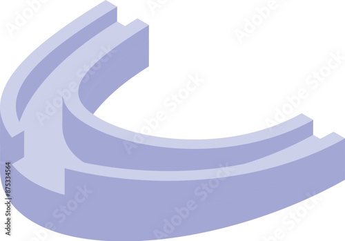 Modern empty stadium is waiting for crowds of fans to cheer for their favorite team