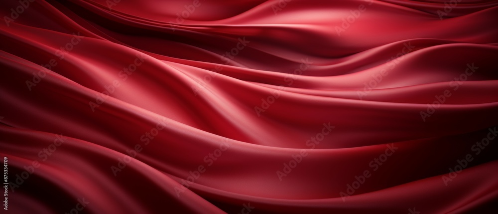Fototapeta premium Satin Material Structure Background - Generative AI