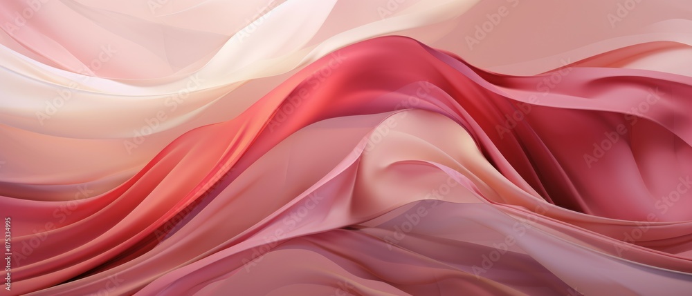 Obraz premium Satin Material Structure Background - Generative AI