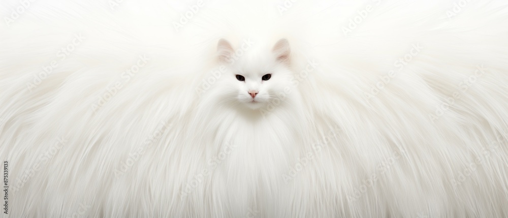 Fur Material Structure Background - Generative AI Fur Material Structure Background - Generative AI