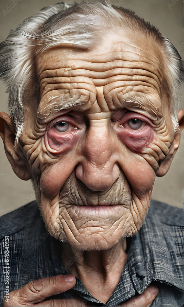 Generate portraits of elderly people. There are clear wrinkles on the face. Occupation shoe shiner-11 Generate portraits of elderly people. There are clear wrinkles on the face. Occupation shoe shiner-11