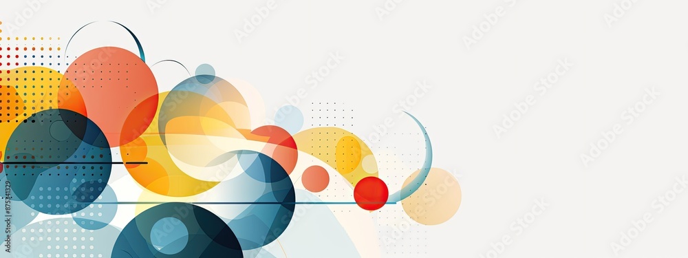 Abstract geometric white background in a flat graphic style . Modern white background. white banner Abstract geometric white background in a flat graphic style . Modern white background. white banner
